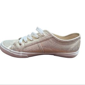 Lane Bryant Gold Champagne Sneakers Size:7